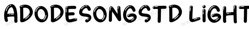 AdodeSongStd light字体转换